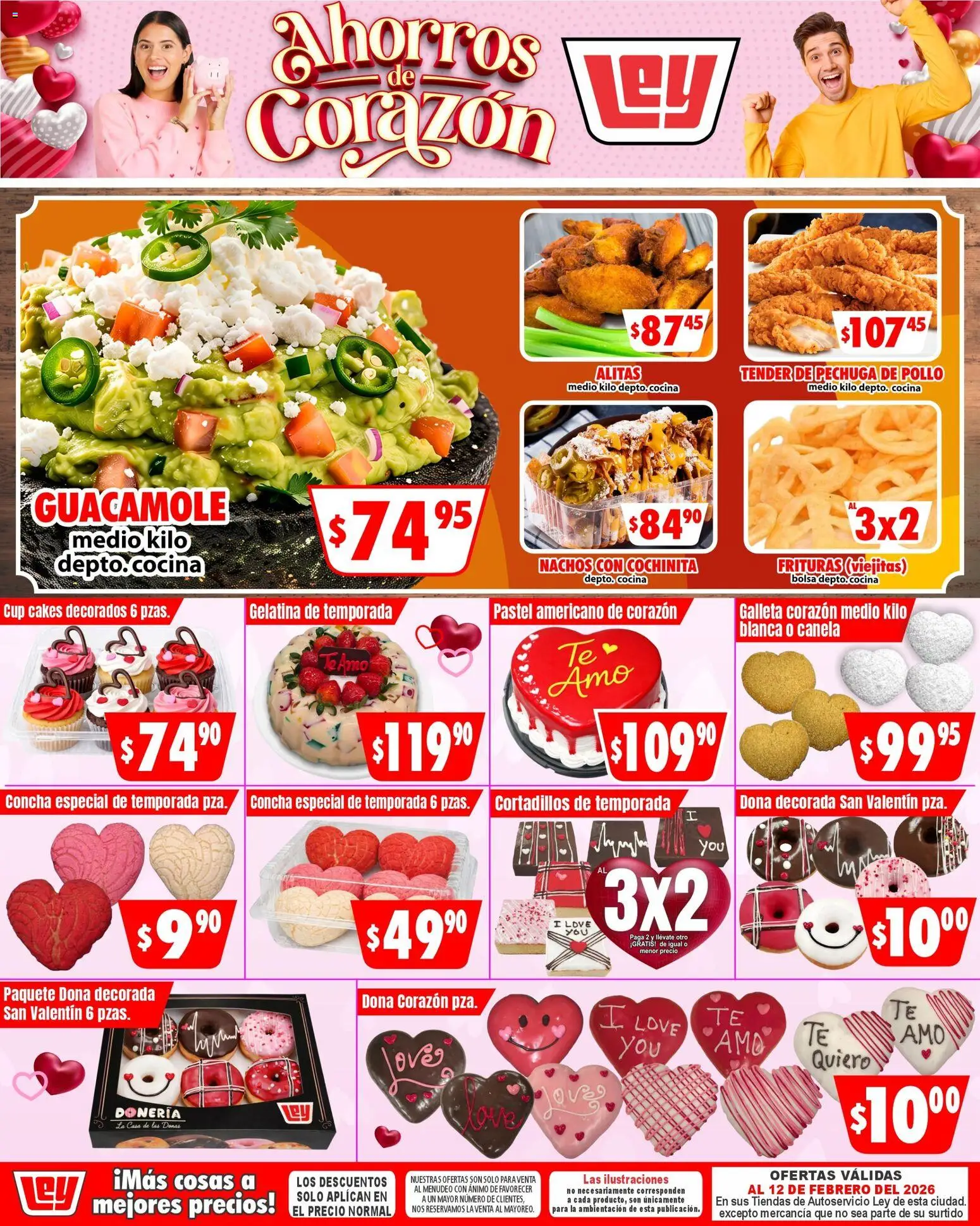 Nuevas ofertas de Casa Ley válidas en toda la República Mexicana desde el 10.02.2026. ¡Encuentra las mejores ofertas en Casa Ley folleto San Valentín! | Página: 1