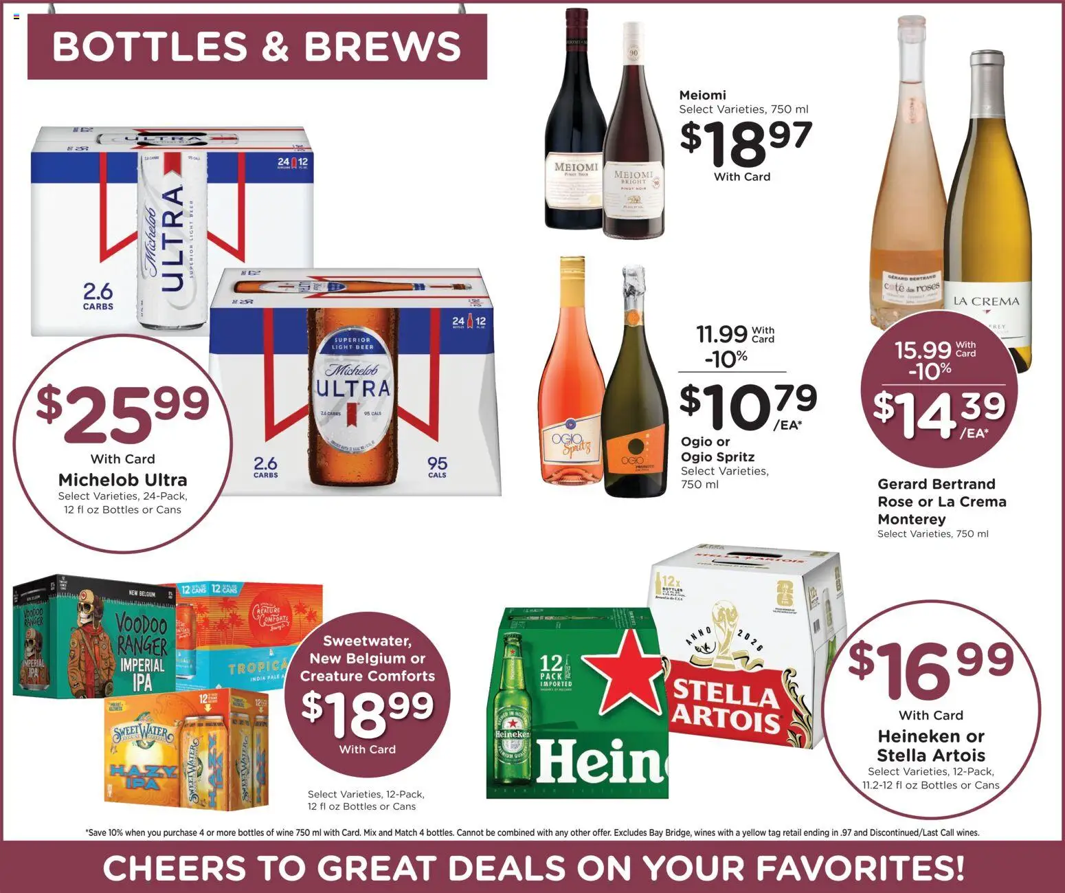 Kroger Weekly Ad - valid from 15.04.2026 | Page: 11 | Products: Wine, Beer, Water
