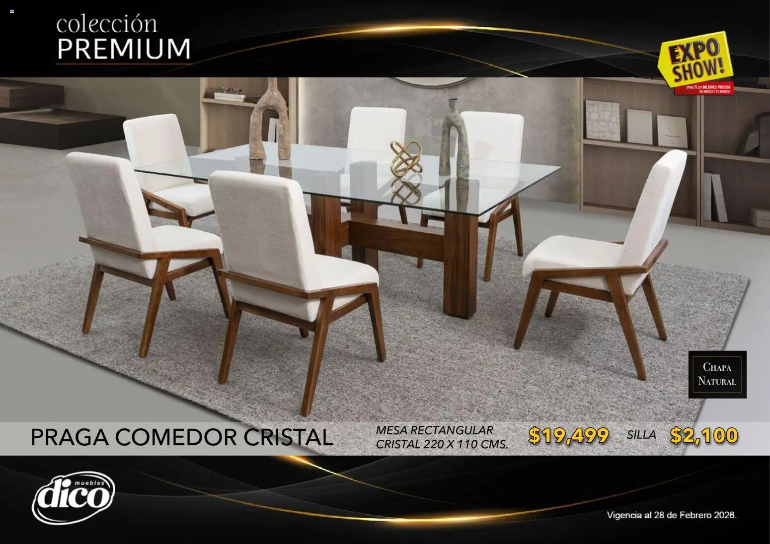 Nuevas ofertas de Muebles Dico válidas en toda la República Mexicana desde el 10.02.2026. ¡Encuentra las mejores ofertas en Muebles Dico catálogo Colección Premium! | Página: 38