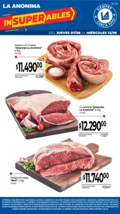 Vista previa La Anonima catálogo válido desde el 07.08.2025