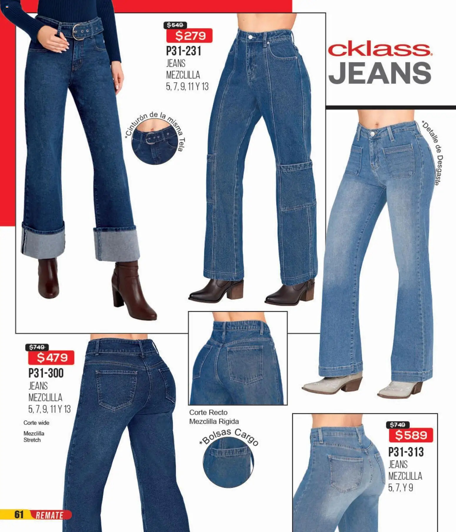 Nuevas ofertas de Cklass válidas en toda la República Mexicana desde el 10.02.2026. ¡Encuentra las mejores ofertas en Cklass catálogo Remate Digital Ropa! | Página: 62