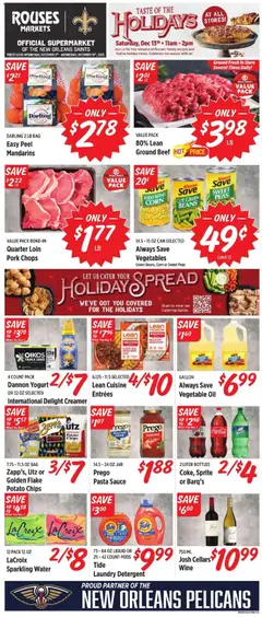 Preview of Rouses weekly ads valid from 03.12.2025