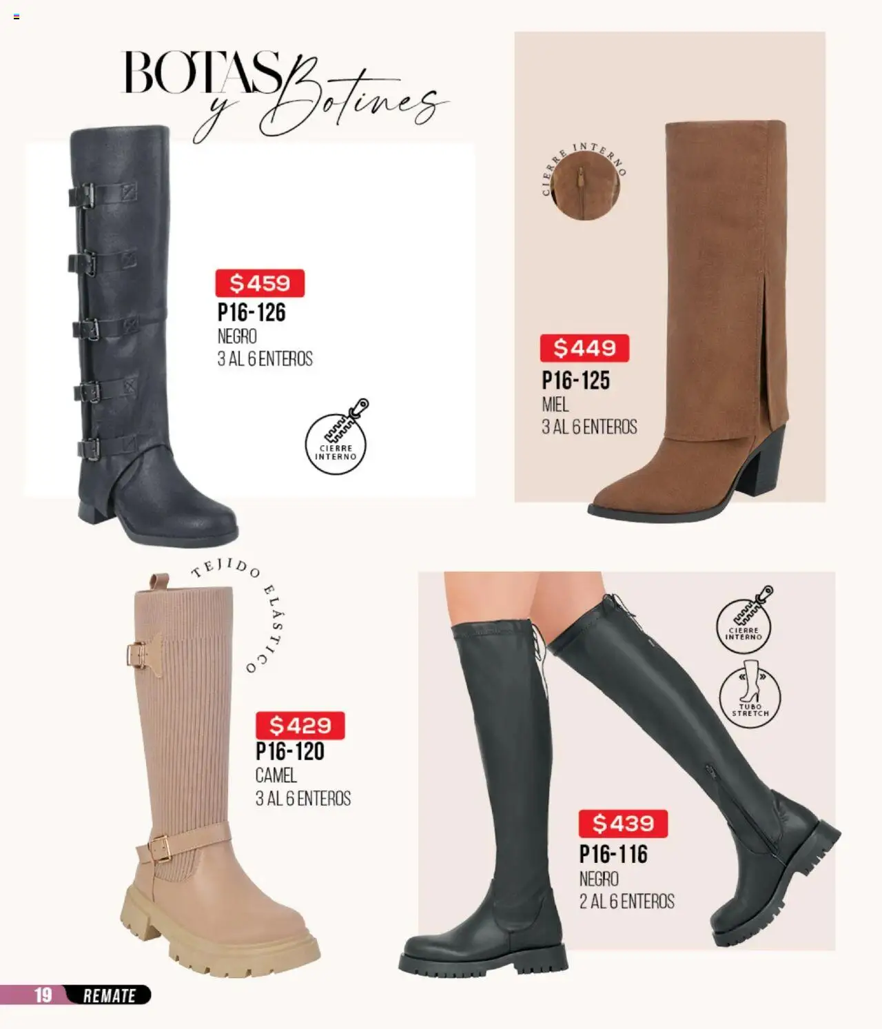 Nuevas ofertas de Cklass válidas en toda la República Mexicana desde el 13.08.2025. ¡Encuentra las mejores ofertas en Cklass - Catálogo Remate Total Ropa! | Página: 141 | Productos: Botines