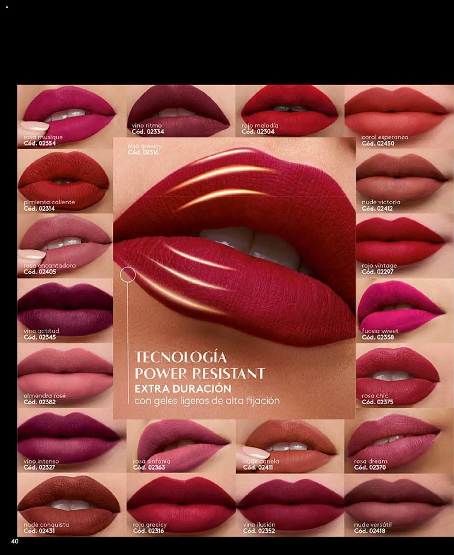 Catálogo Ésika Campaña 7 │ válido desde el 18.04.2026 | Página: 40 | Productos: Pimienta, Almendra, Vino