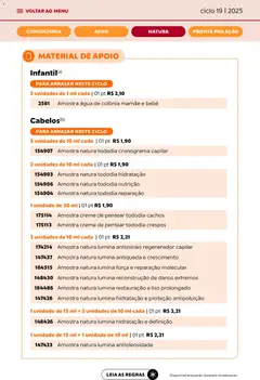 Avon - Campanha 19: Minha Consultoria - Pré-Visualização do folheto da loja Avon, válido de 21.11.2025 | Página: 65 | Produtos: Creme