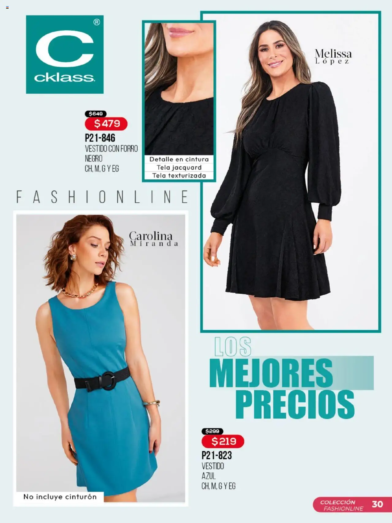 Nuevas ofertas de Cklass válidas en toda la República Mexicana desde el 15.09.2025. ¡Encuentra las mejores ofertas en Cklass - Catálogo Promo Semanal! | Página: 31 | Productos: Cinturón, Vestido