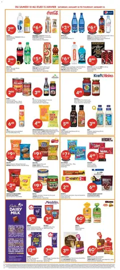 Preview of GADOUA Pains à hot-dog ou hamburger Hot Dog. Hamburger Buns ou/or COUNTRY HARVEST pain de grains/Grains Bread, Produits sélectionnés/Selected Types from shop Pharmaprix valid from 09.01.2026 | Page: 8