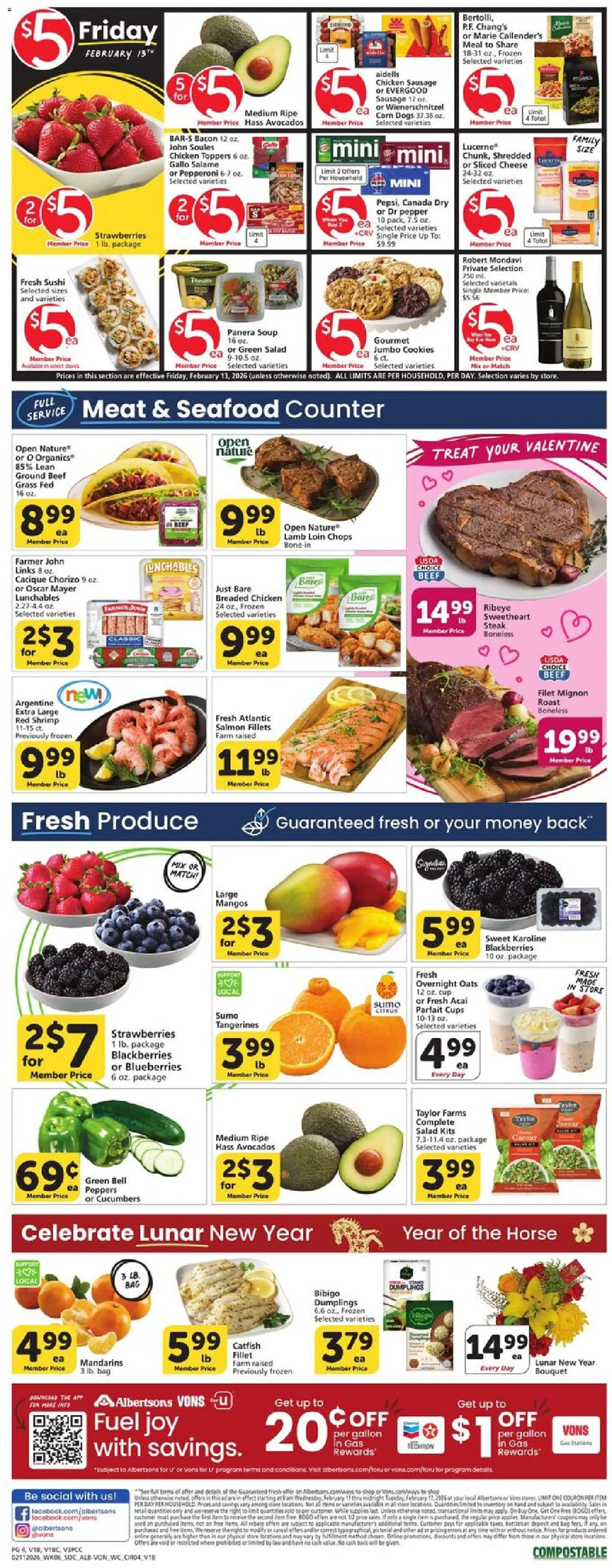 Vons Weekly Ad - SoCal - valid from 11.02.2026 | Page: 5