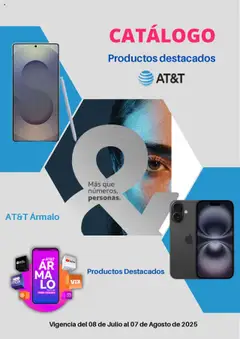 Vista previa de AT&T catálogo, nuevo folleto de la tienda, válido en México a partir del 08.07.2025