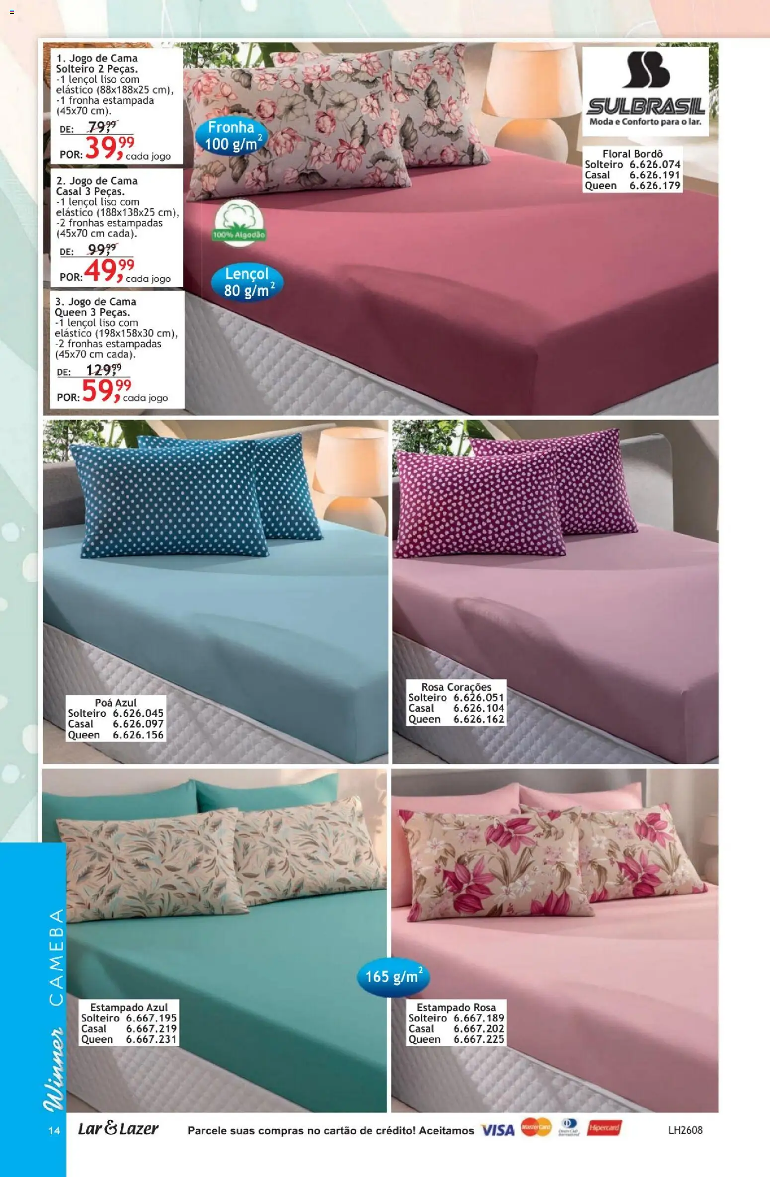 Quatro Estações Folheto - válido de 01.04.2026 | Página: 14 | Produtos: Jogo de cama, Cama, Lençol, Algodão