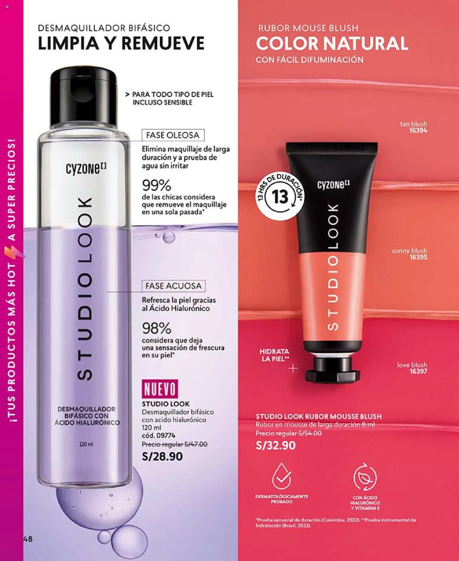 Catálogo CyZone válido desde 25.04.2026 | Página: 48 | Productos: Mouse, Maquillaje, Rubor
