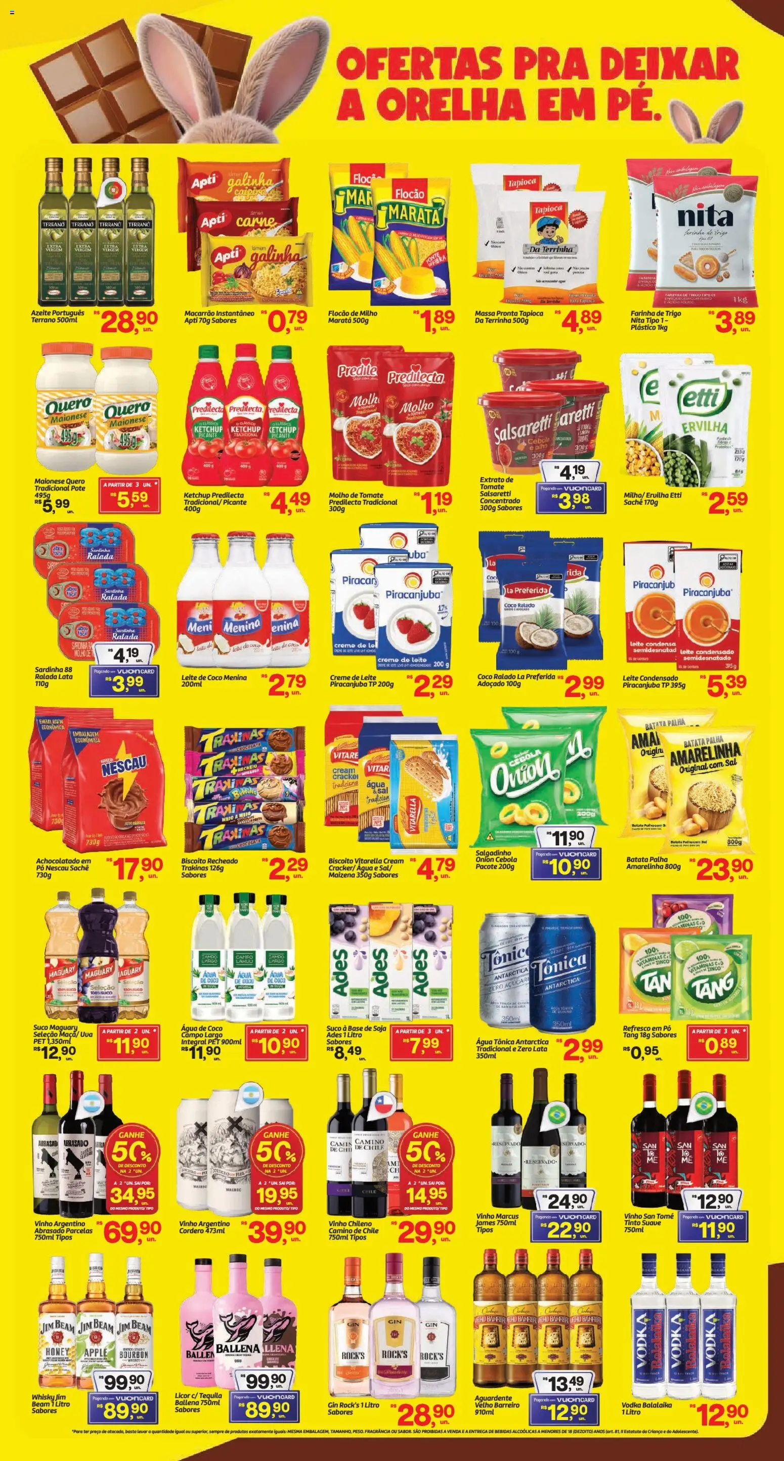 Fort Atacadista Folheto - válido de 23.03.2026 | Página: 2 | Produtos: Whisky, Macarrão, Massa, Batata