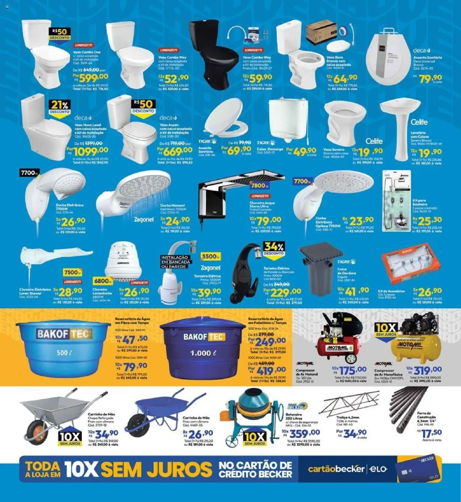 Lojas Becker Folheto - válido de 01.01.2026 | Página: 16 | Produtos: Bancada, Lavatório, Vaso, Torneira