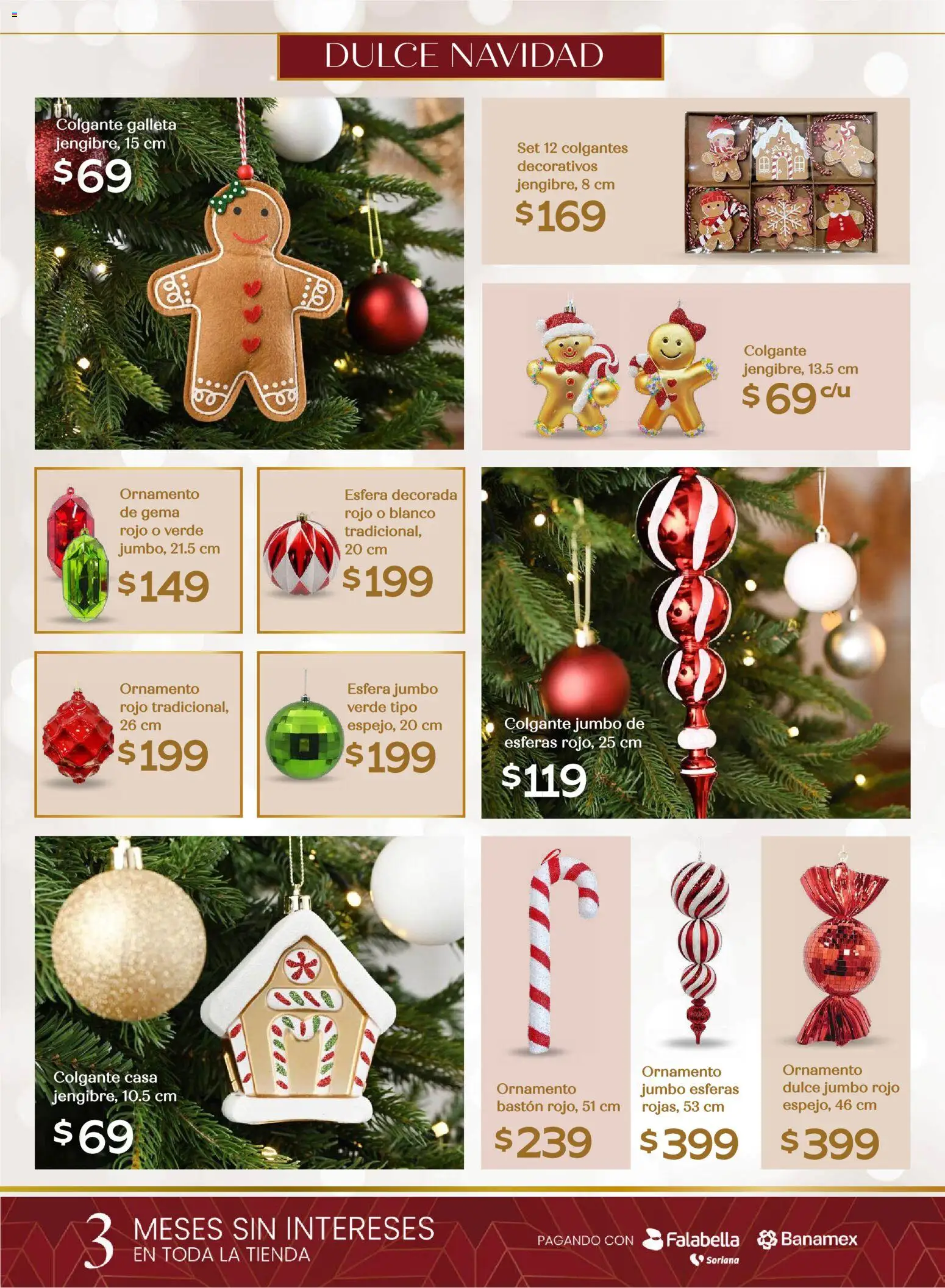 Nuevas ofertas de Soriana válidas en toda la República Mexicana desde el 25.09.2025. ¡Encuentra las mejores ofertas en Soriana - Decoración Navideña Súper Nacional! | Página: 3