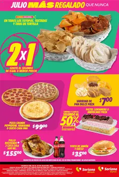 Nuevas ofertas de Soriana válidas en toda la República Mexicana desde el 08.07.2025. ¡Encuentra las mejores ofertas en Soriana - Frescos del Mandado Mercado: Ags, Nay, Jal, Qro, Col, Mich, Gto, Hgo, Tlax, Mor, Pue, Gro, Oax, Edo. de Mex, CDMX, Zac y! | Página: 2