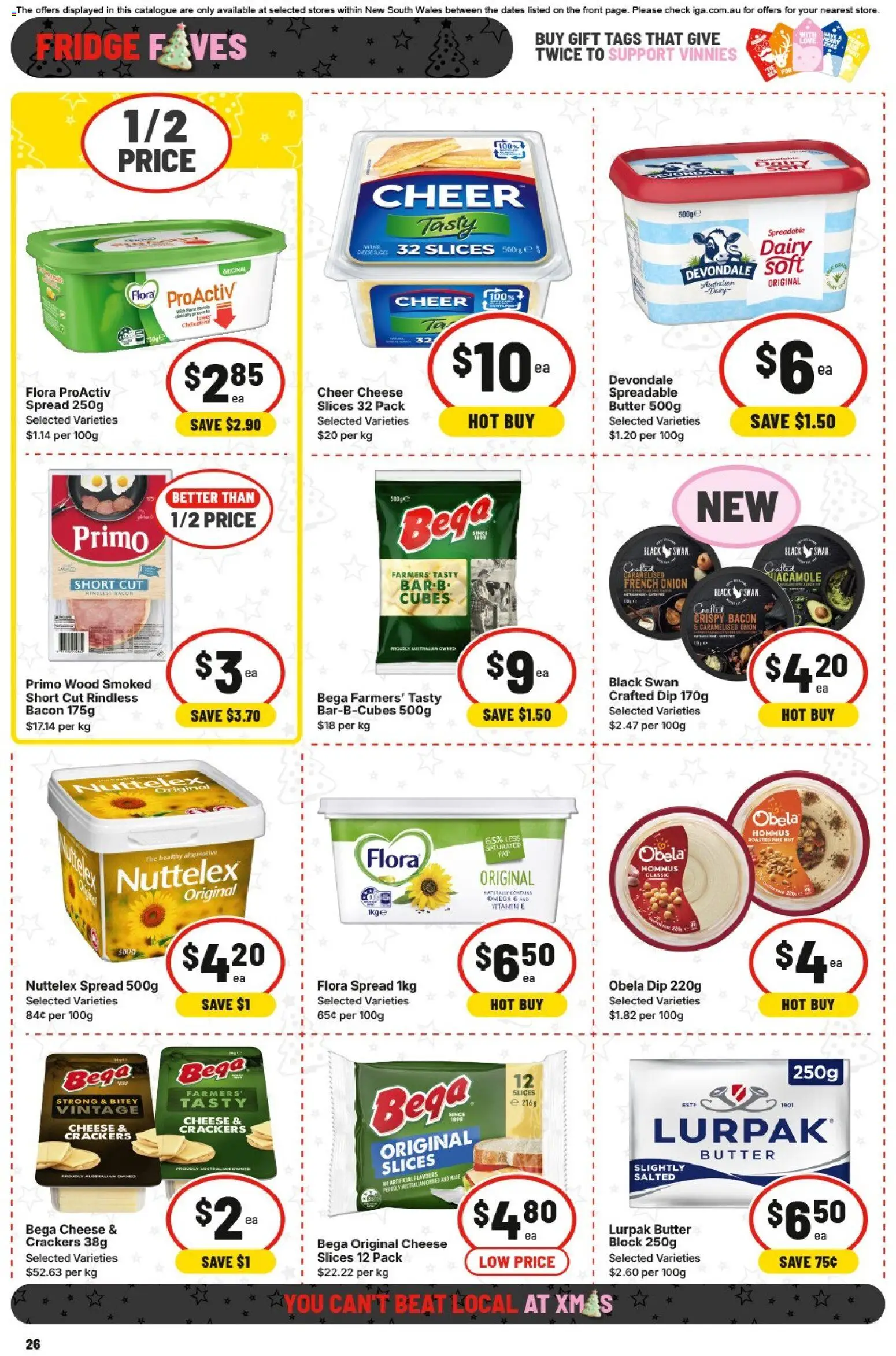 IGA catalogue - valid from 26.11.2025 | Page: 25 | Products: Bacon, Dairy, Butter, Vitamin