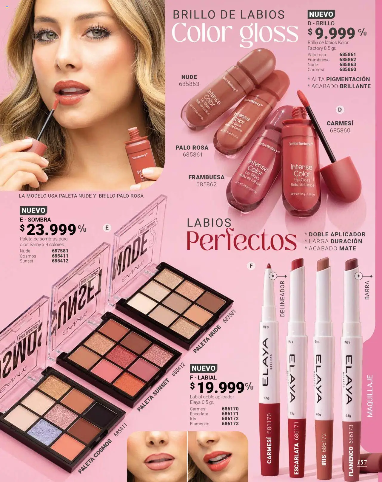 Carmel revista - valida desde el 25.09.2025 | Página: 159 | Productos: Brillo, Maquillaje, Delineador, Brillo de labios