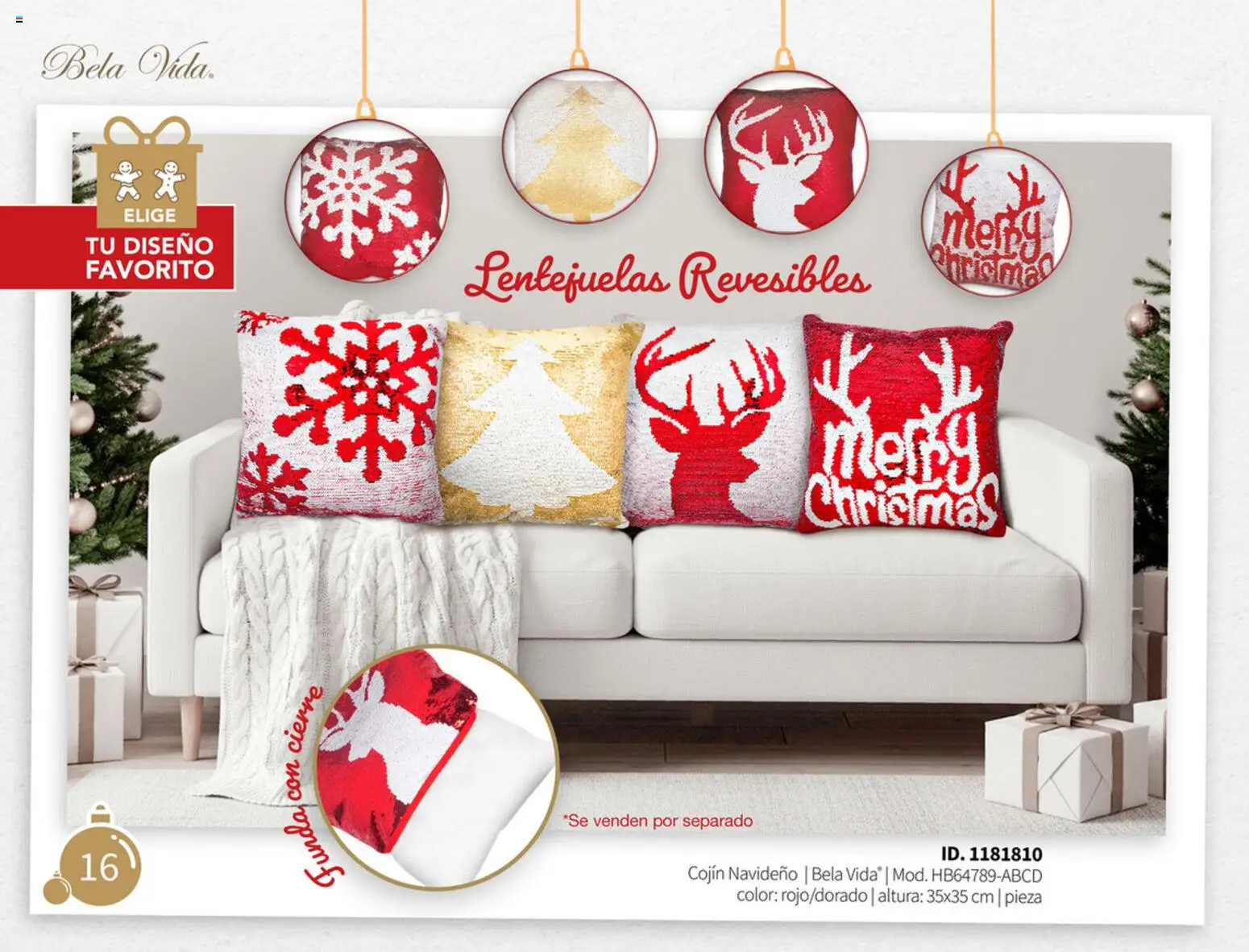 Nuevas ofertas de Price Shoes válidas en toda la República Mexicana desde el 11.11.2025. ¡Encuentra las mejores ofertas en Price Shoes catálogo Navidad! | Página: 16 | Productos: Lentejuelas, Funda