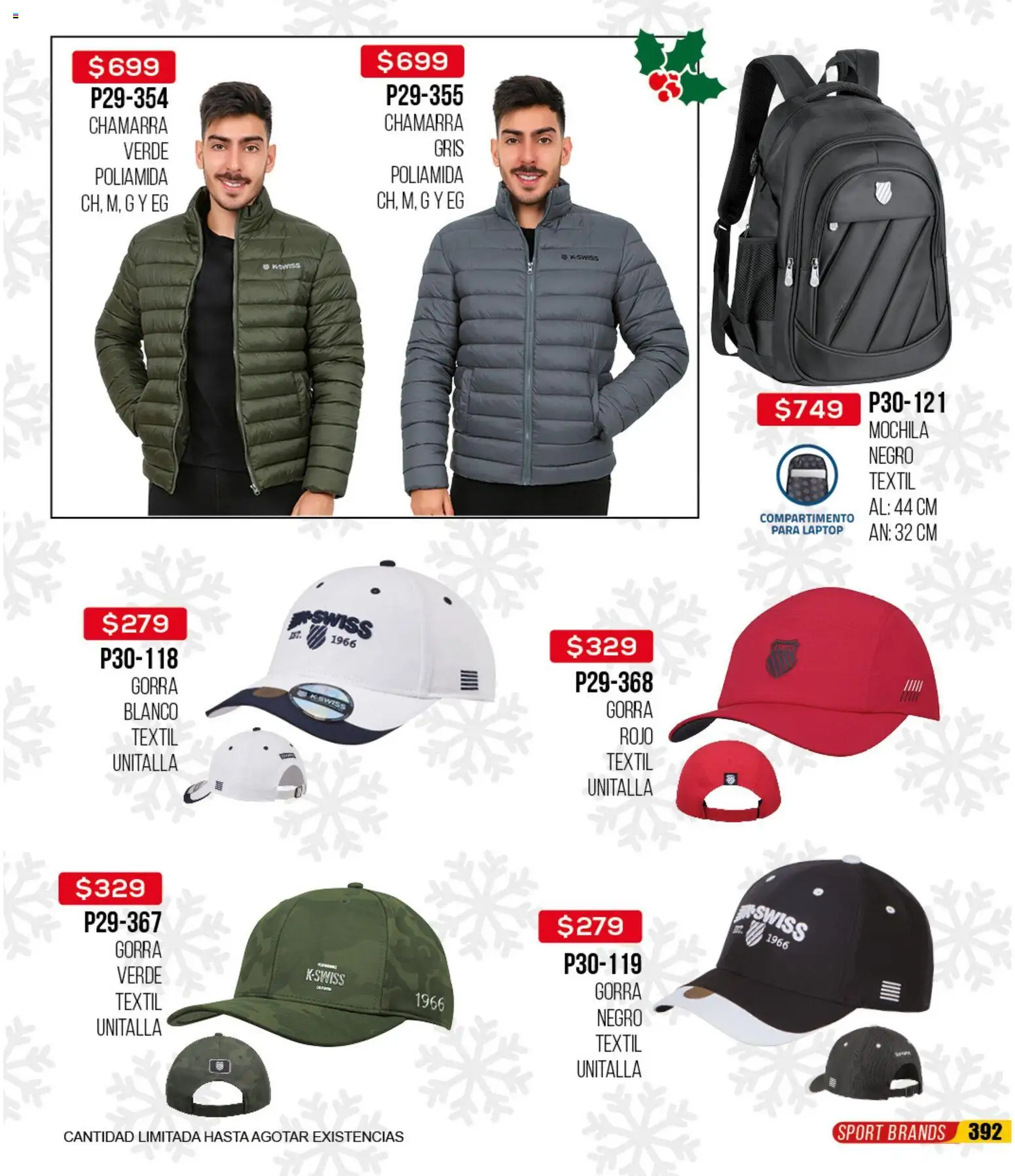 Nuevas ofertas de Cklass válidas en toda la República Mexicana desde el 30.11.2025. ¡Encuentra las mejores ofertas en Cklass catálogo Rebajas Navideñas Ropa! | Página: 650 | Productos: Gorra, Chamarra, Mochila