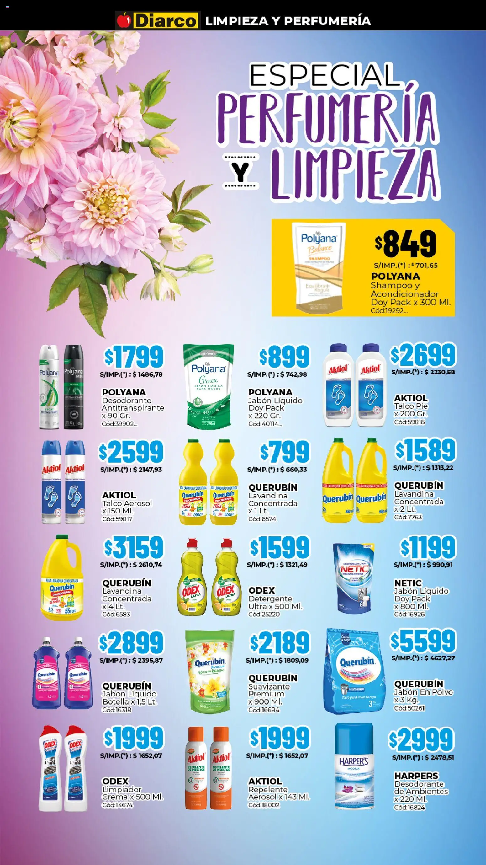 Diarco ofertas │ válido desde el 12.01.2026 | Página: 19 | Productos: Repelente, Lavandina, Jabón en polvo, Crema