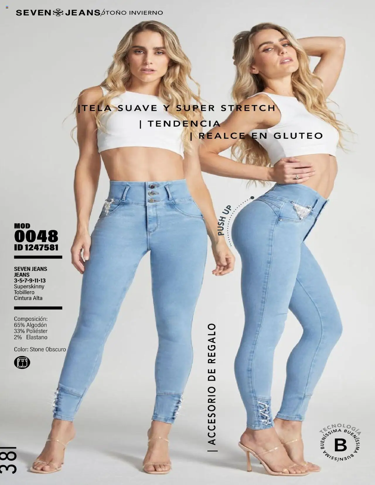 Nuevas ofertas de Price Shoes válidas en toda la República Mexicana desde el 23.07.2025. ¡Encuentra las mejores ofertas en Price Shoes - Catálogo Seven Jeans! | Página: 38 | Productos: Algodón
