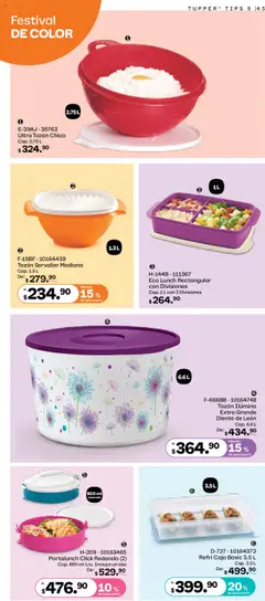 Nuevas ofertas de Tupperware válidas en toda la República Mexicana desde el 11.08.2025. ¡Encuentra las mejores ofertas en Tupperware catálogo! | Página: 45