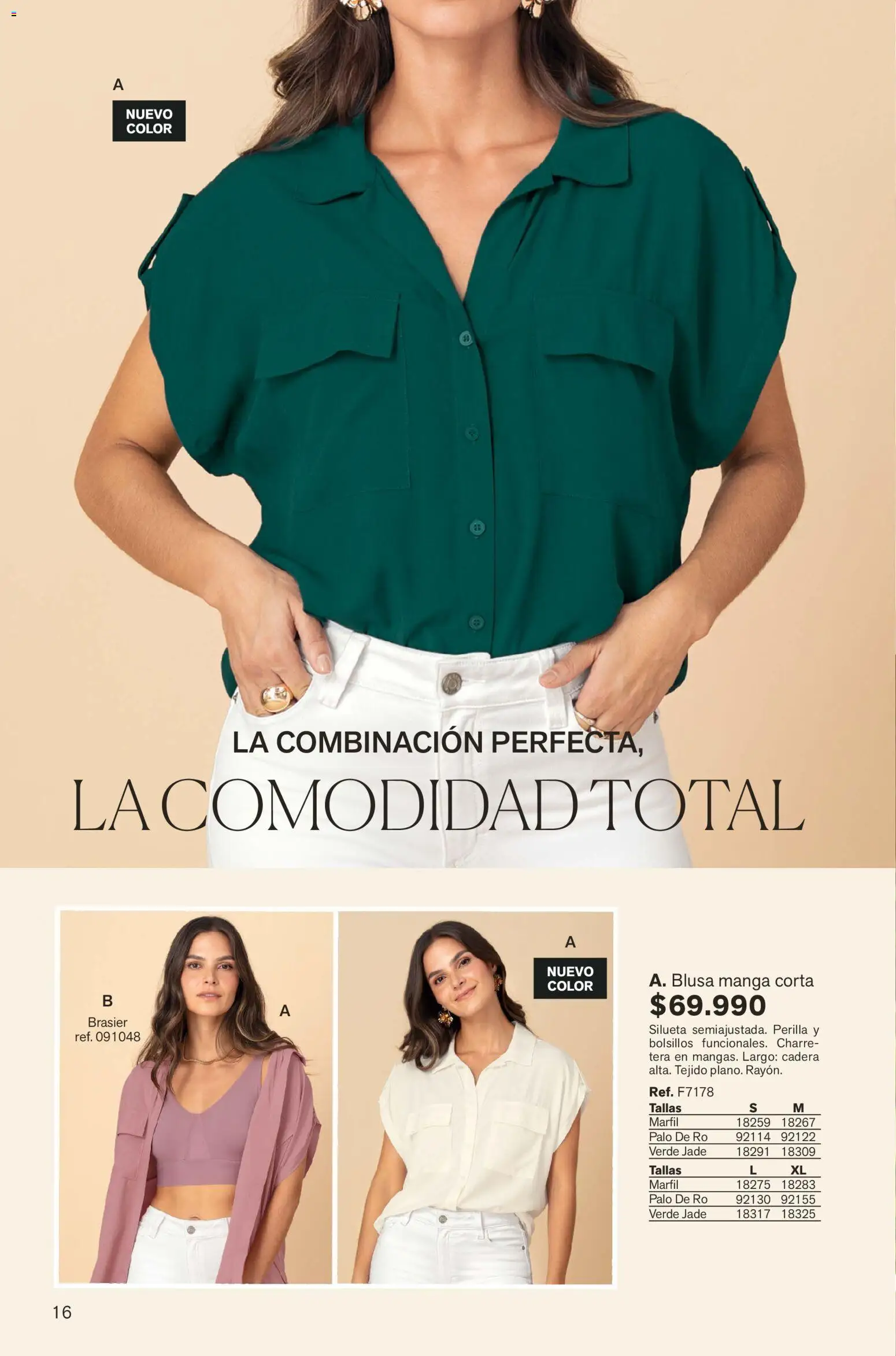 Leonisa revista - valida desde el 01.02.2026 | Página: 16 | Productos: Brasier, Combinación, Blusa