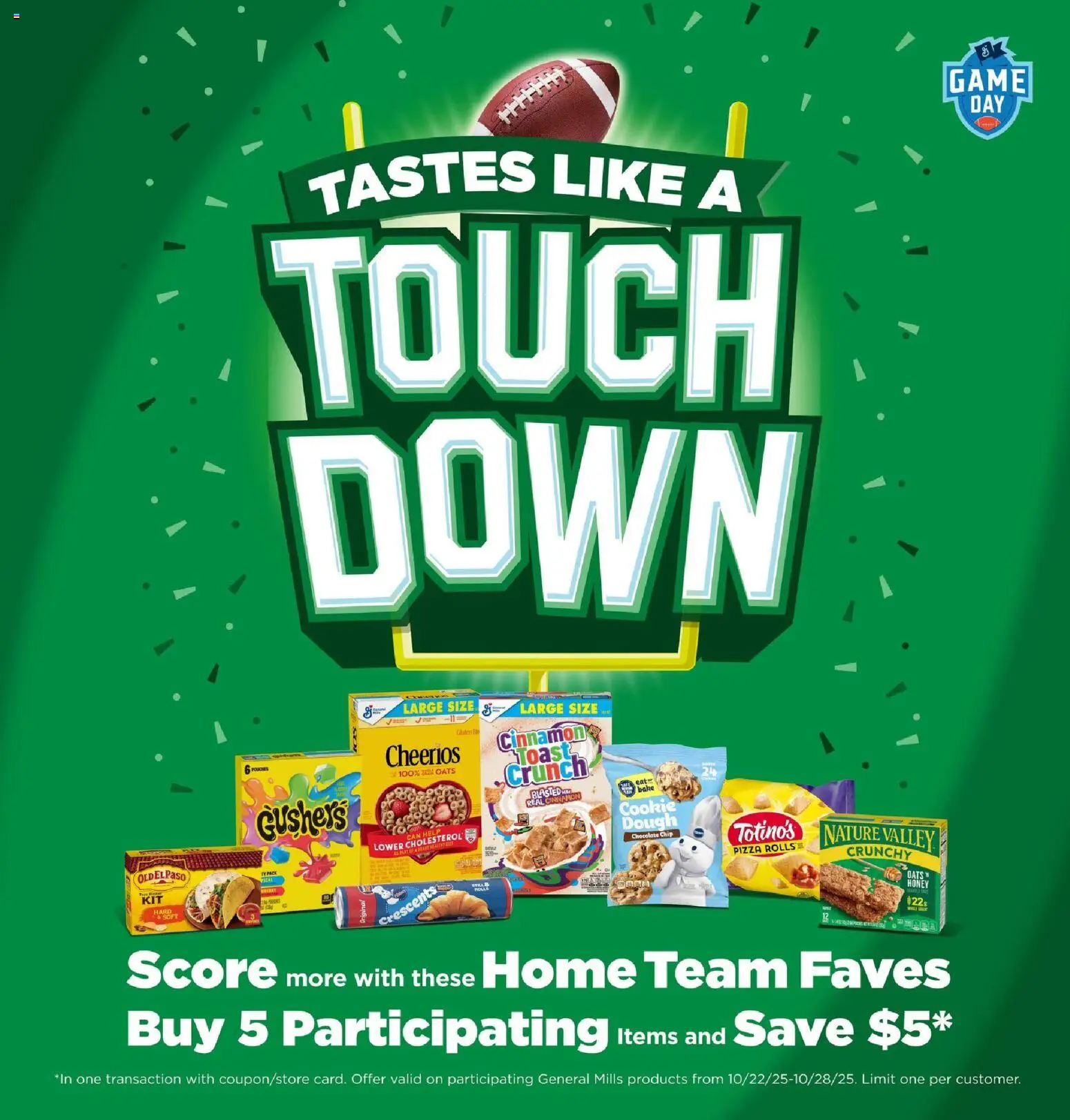 Lowes Foods Weekly Ad - SC - valid from 22.10.2025 | Page: 4 | Products: Chocolate, Pizza, Chocolate Chip, Game