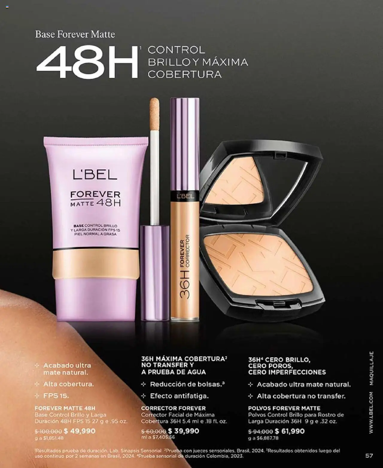 L'Bel revista - valida desde el 27.05.2025 | Página: 57 | Productos: Agua, Brillo, Maquillaje, Corrector
