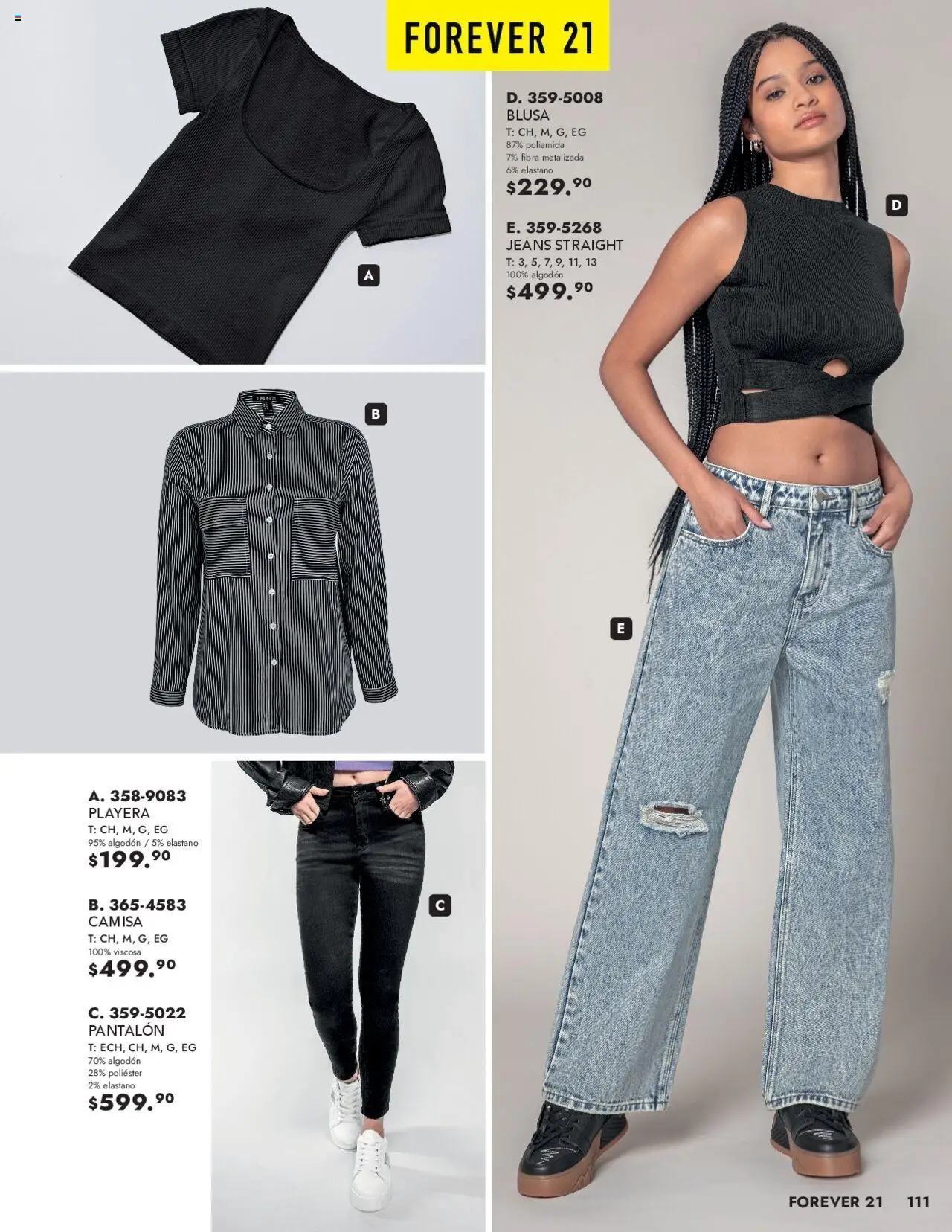 Nuevas ofertas de Andrea válidas en toda la República Mexicana desde el 23.06.2025. ¡Encuentra las mejores ofertas en Andrea catálogo Forever 21! | Página: 29 | Productos: Blusa, Camisa, Algodón, Playera