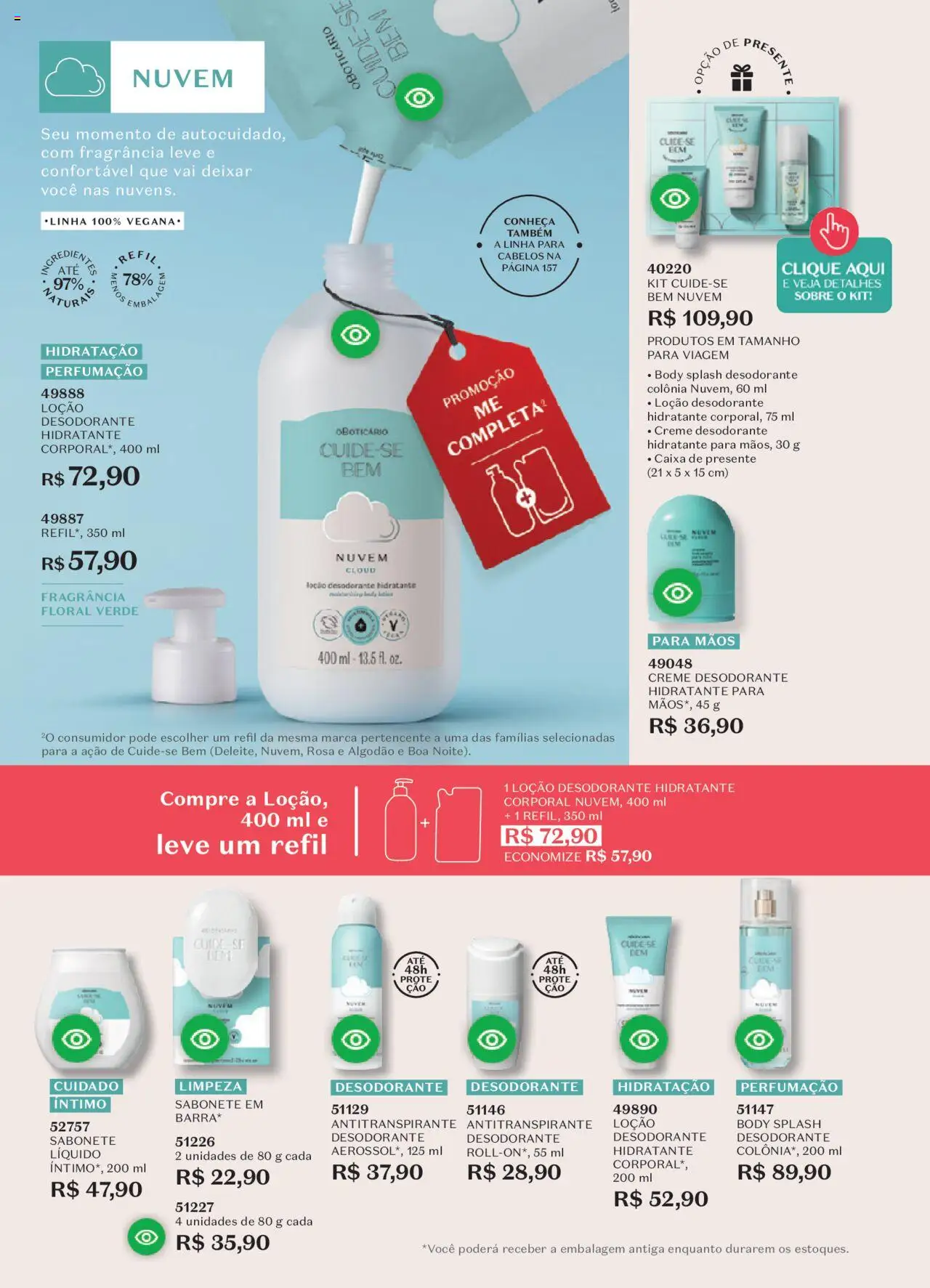 O Boticário Folheto - válido de 11.08.2025 | Página: 28 | Produtos: Fragrância, Creme, Sabonete, Body