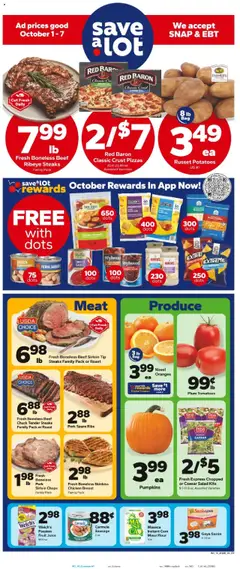 Preview of Save a Lot weekly ads valid from 01.10.2025