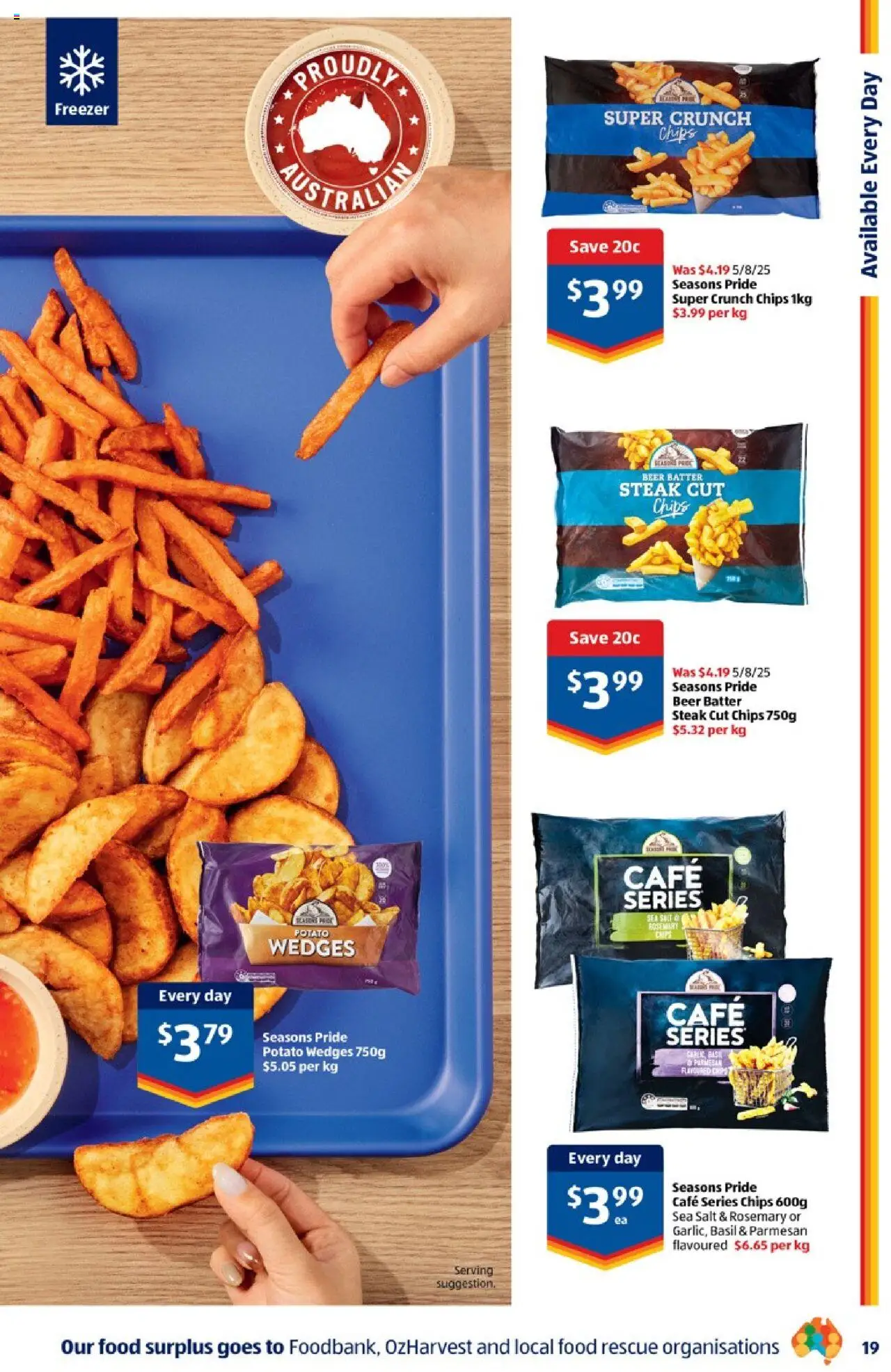 Aldi catalogue - valid from 08.10.2025 | Page: 19 | Products: Beer, Chips, Steak, Salt
