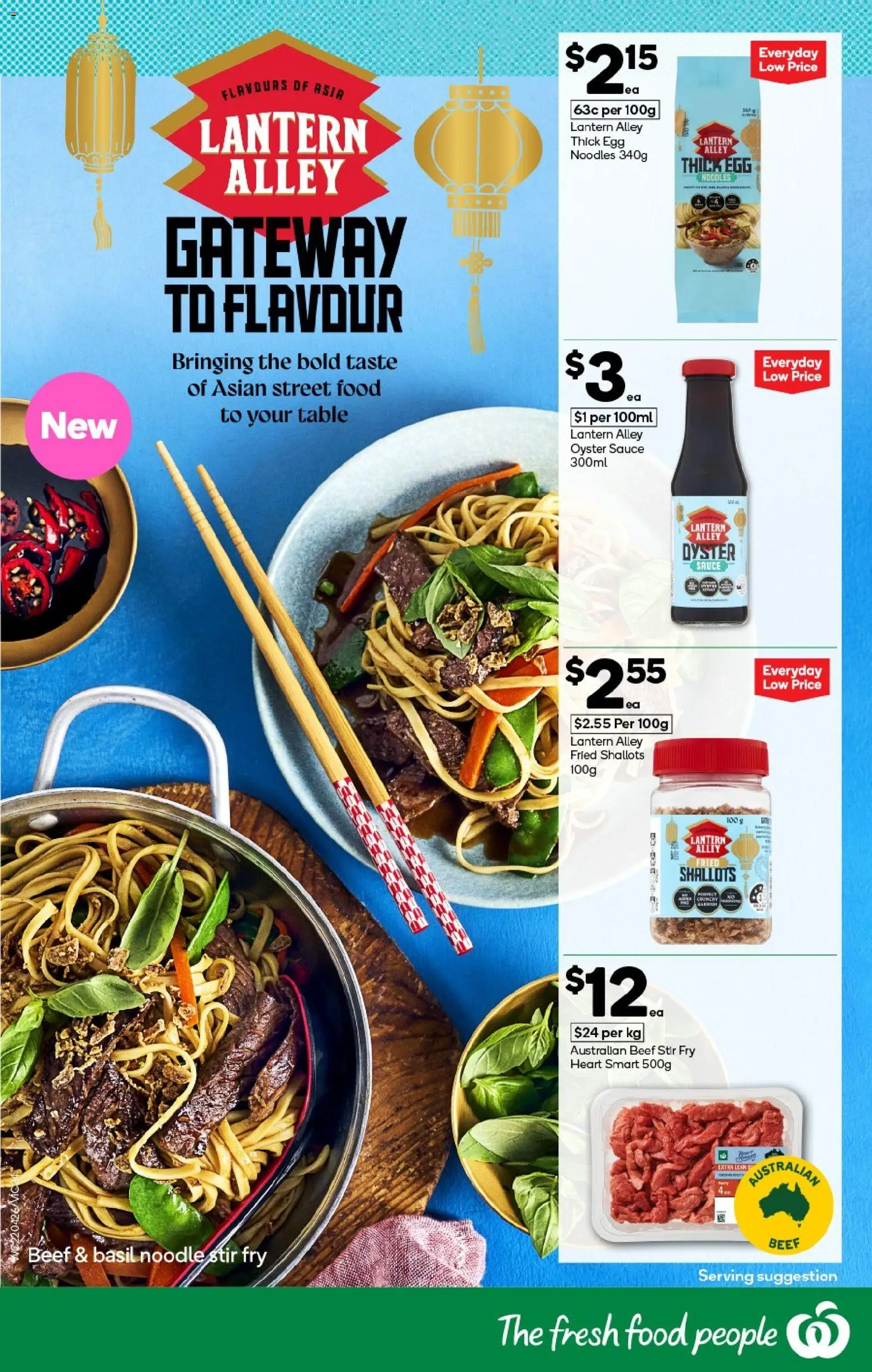 Woolworths catalogue - valid from 22.04.2026 | Page: 24 | Products: Table, Noodles, Beef, Sauce