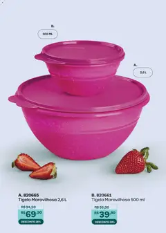 Tupperware - Catálogo Vitrine 01 - Pré-Visualização do folheto da loja Tupperware, válido de 01.01.2026 | Página: 59 | Produtos: Tigela