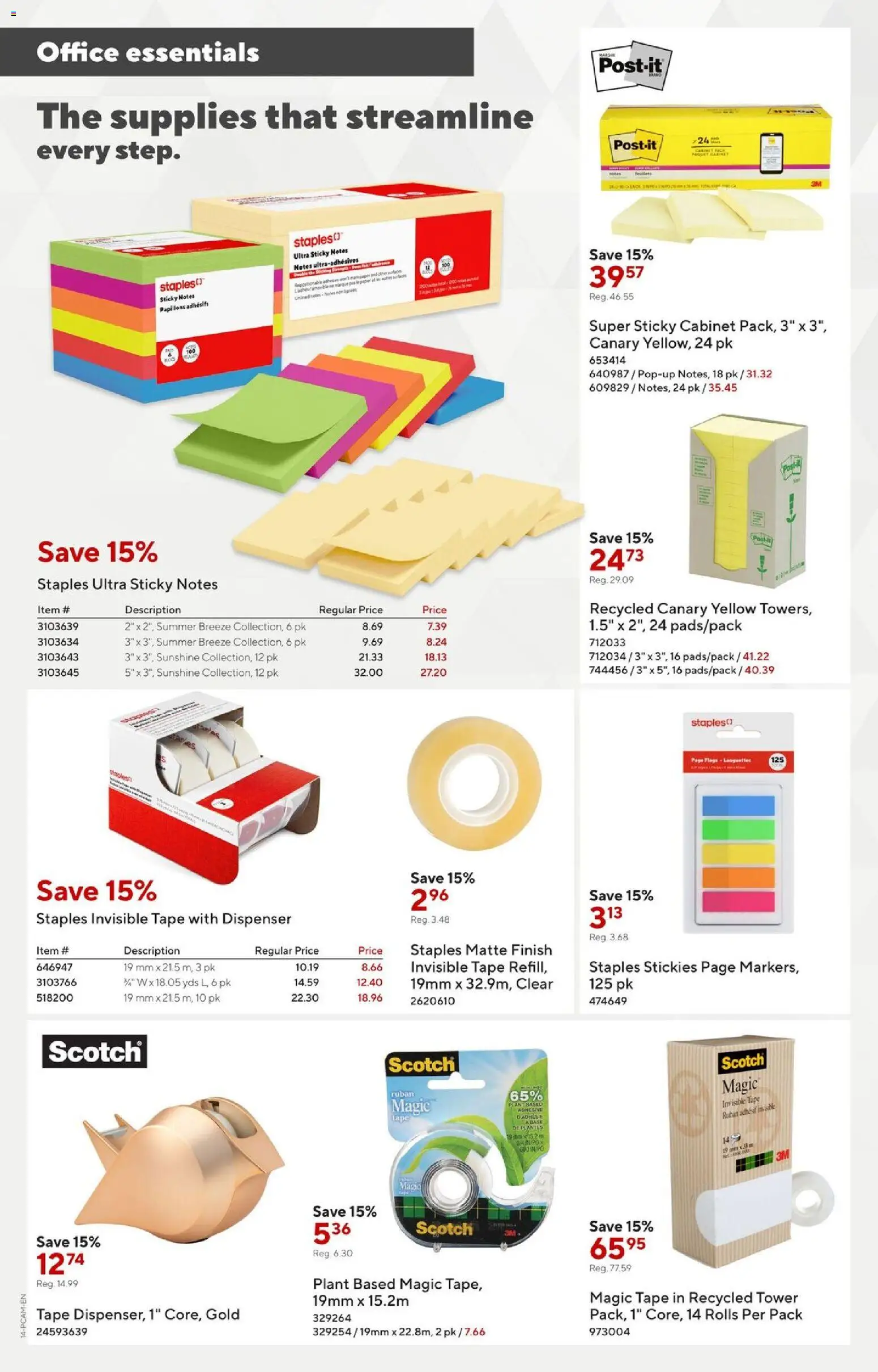 Staples flyer valid from 02.01.2026 | Page: 14 | Products: Cabinet