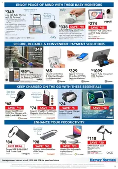 Preview of Harvey Norman  Catalogue  - valid from 17.10.2025 | Page: 15 | Products: Water, Monitor, Case, Wireless charger