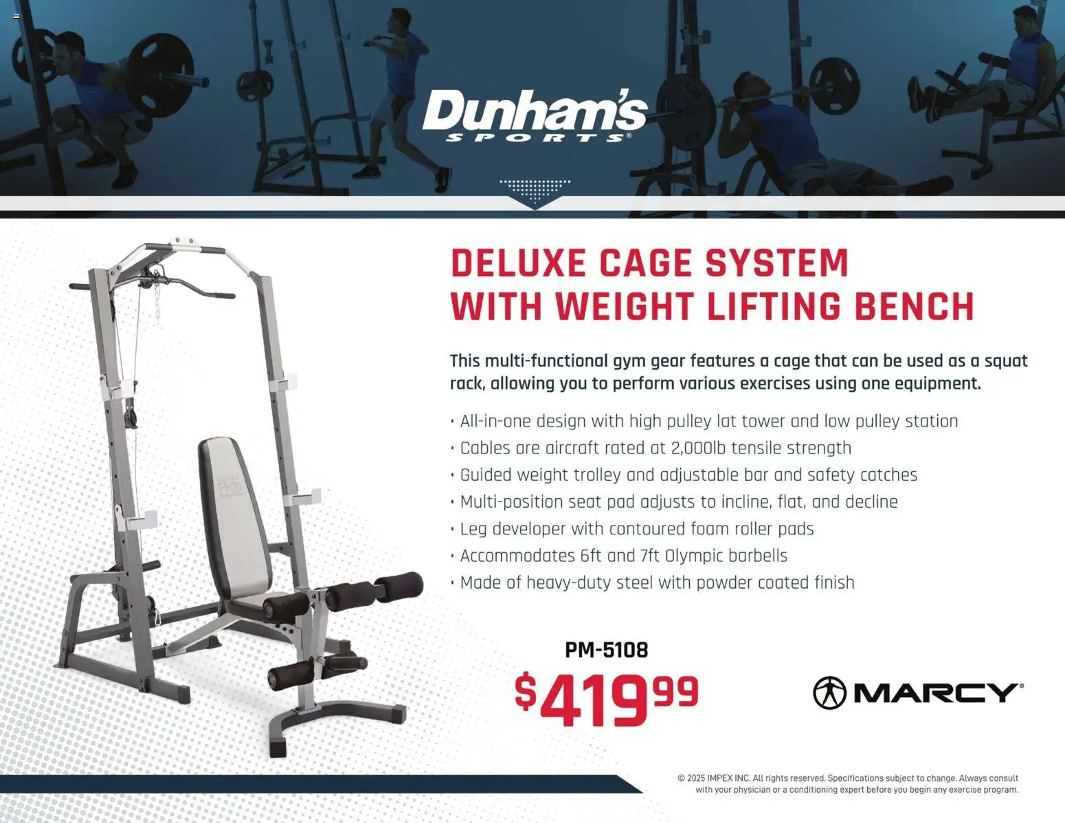 Dunham's Sports Marcy Weight Training Guide - valid from 20.11.2025 | Page: 29 | Products: Powder, Pads, Weight