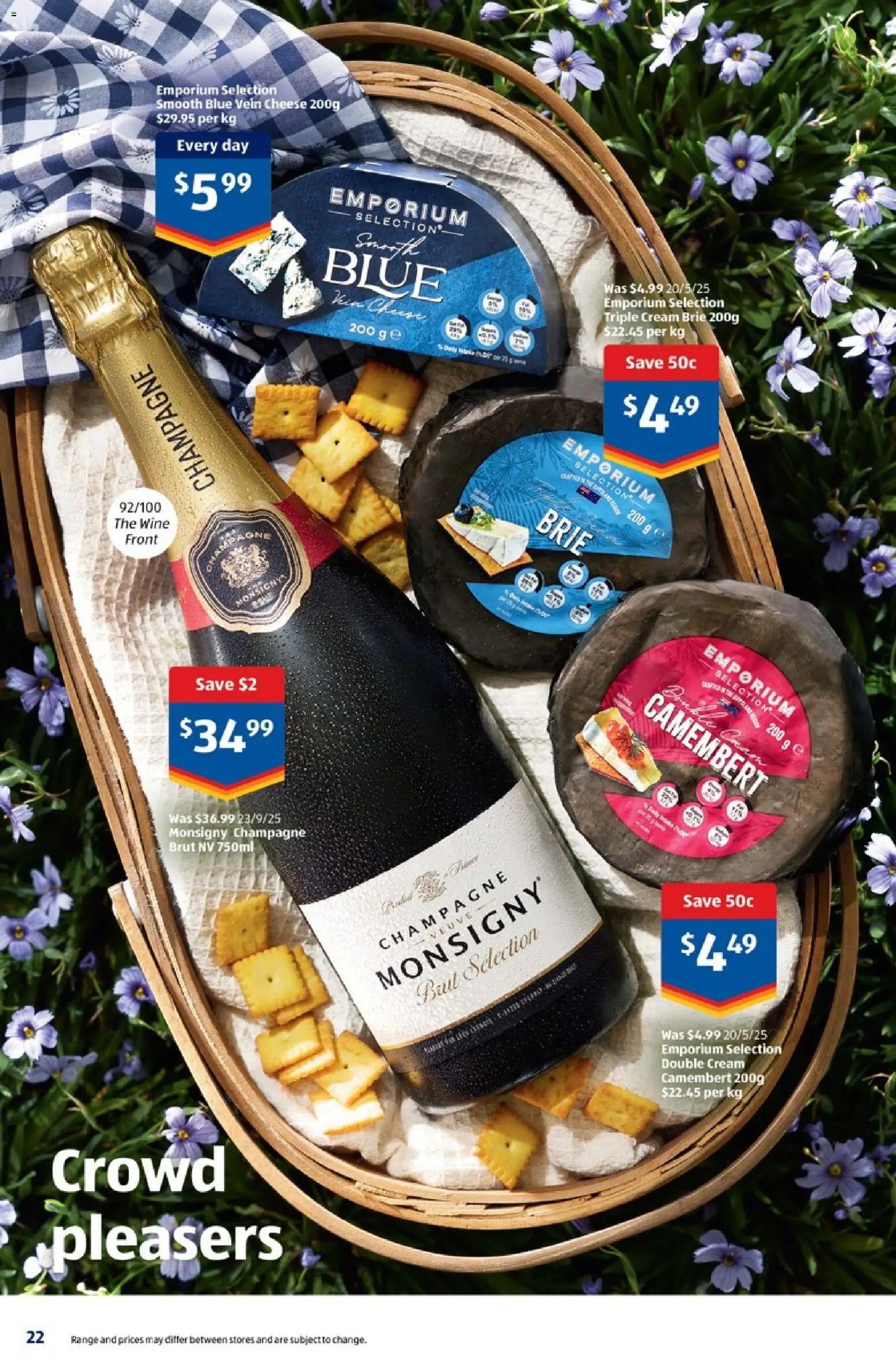 Aldi catalogue - valid from 31.12.2025 | Page: 22 | Products: Cheese, Wine, Cream