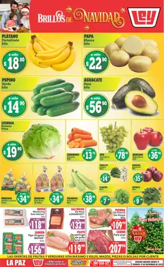 Vista previa de Casa Ley folleto Las ofertas de frutas y verduras, nuevo folleto de la tienda, válido en México a partir del 11.12.2025