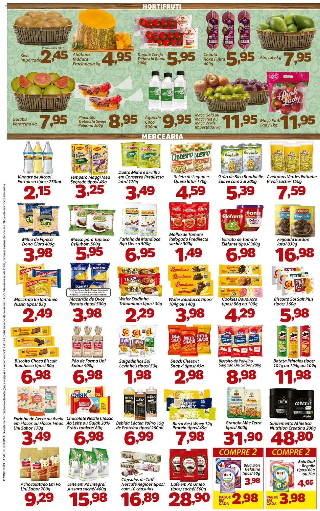 Confiança Folheto - válido de 12.08.2025 | Página: 2 | Produtos: Achocolatado, Café, Salgadinhos, Granola