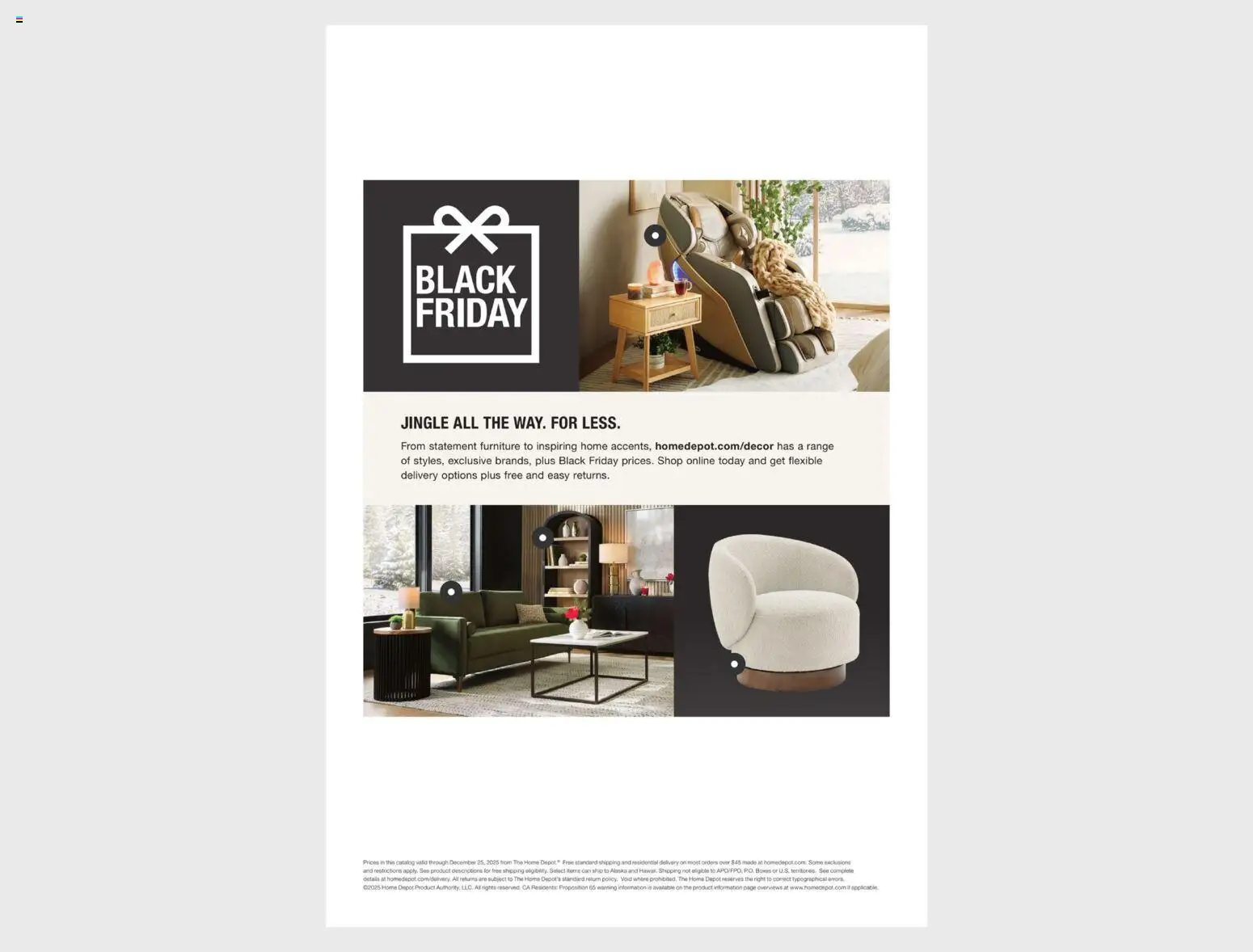 Home Depot Holiday Catalog - valid from 17.11.2025 | Page: 46