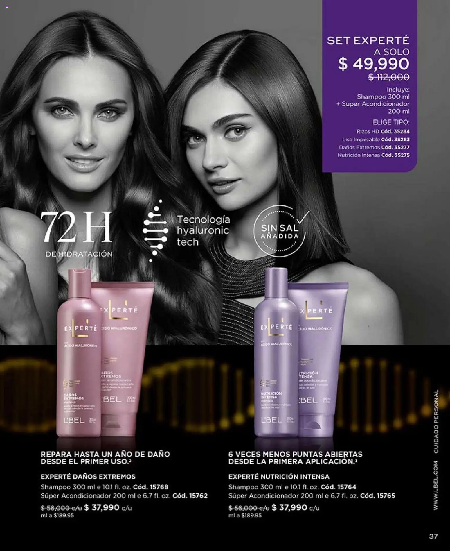 L'Bel revista - valida desde el 01.02.2026 | Página: 37 | Productos: Sal, Shampoo, Acondicionador