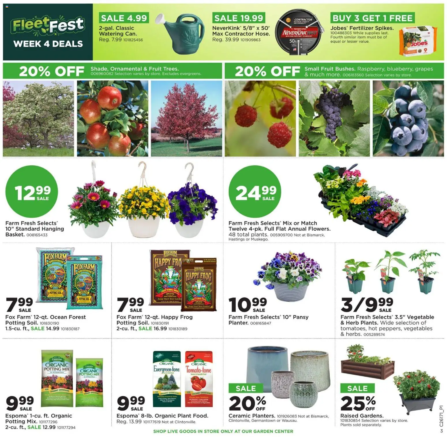 Mills Fleet Farm Weekly Ad - valid from 20.04.2026 | Page: 6 | Products: Vegetables, Grapes