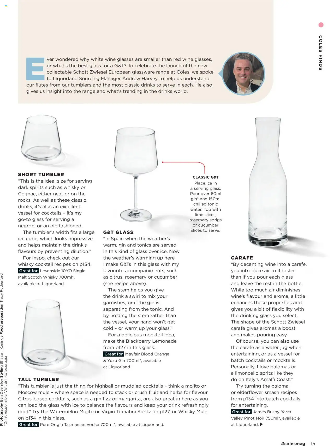 Coles catalogue - valid from 06.10.2025 | Page: 15 | Products: Glassware, Wine, Vodka, Watermelon