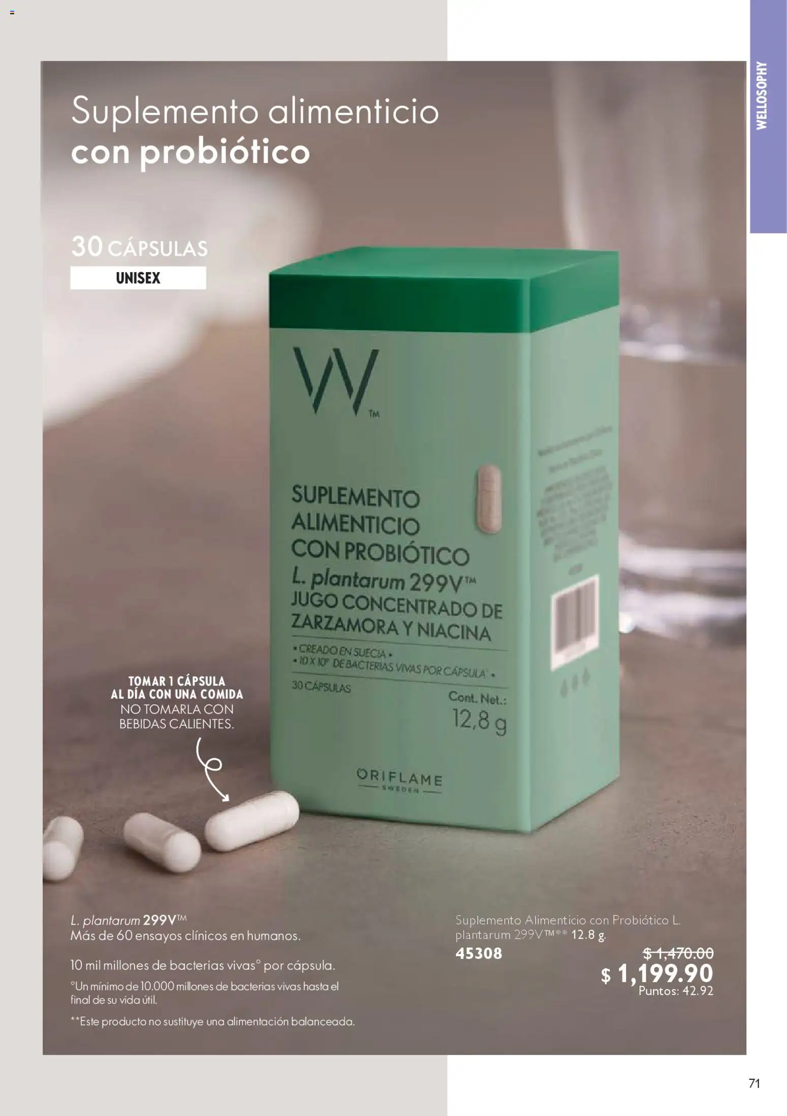 Nuevas ofertas de Oriflame válidas en toda la República Mexicana desde el 14.02.2026. ¡Encuentra las mejores ofertas en Oriflame campaña 3 2026! | Página: 71 | Productos: Jugo