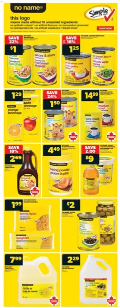 Preview of Real Canadian Superstore weekly flyer / circulaire from shop Real Canadian Superstore valid from 23.10.2025 | Page: 9 | Products: Pasta, Table, Milk, Oil