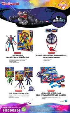 Vista previa de Del Sol y Woolworth - Catálogo Castillo Del Juguete, nuevo folleto de la tienda, válido en México a partir del 07.10.2025 | Página: 137 | Productos: Bolsa, Máscara, Agua