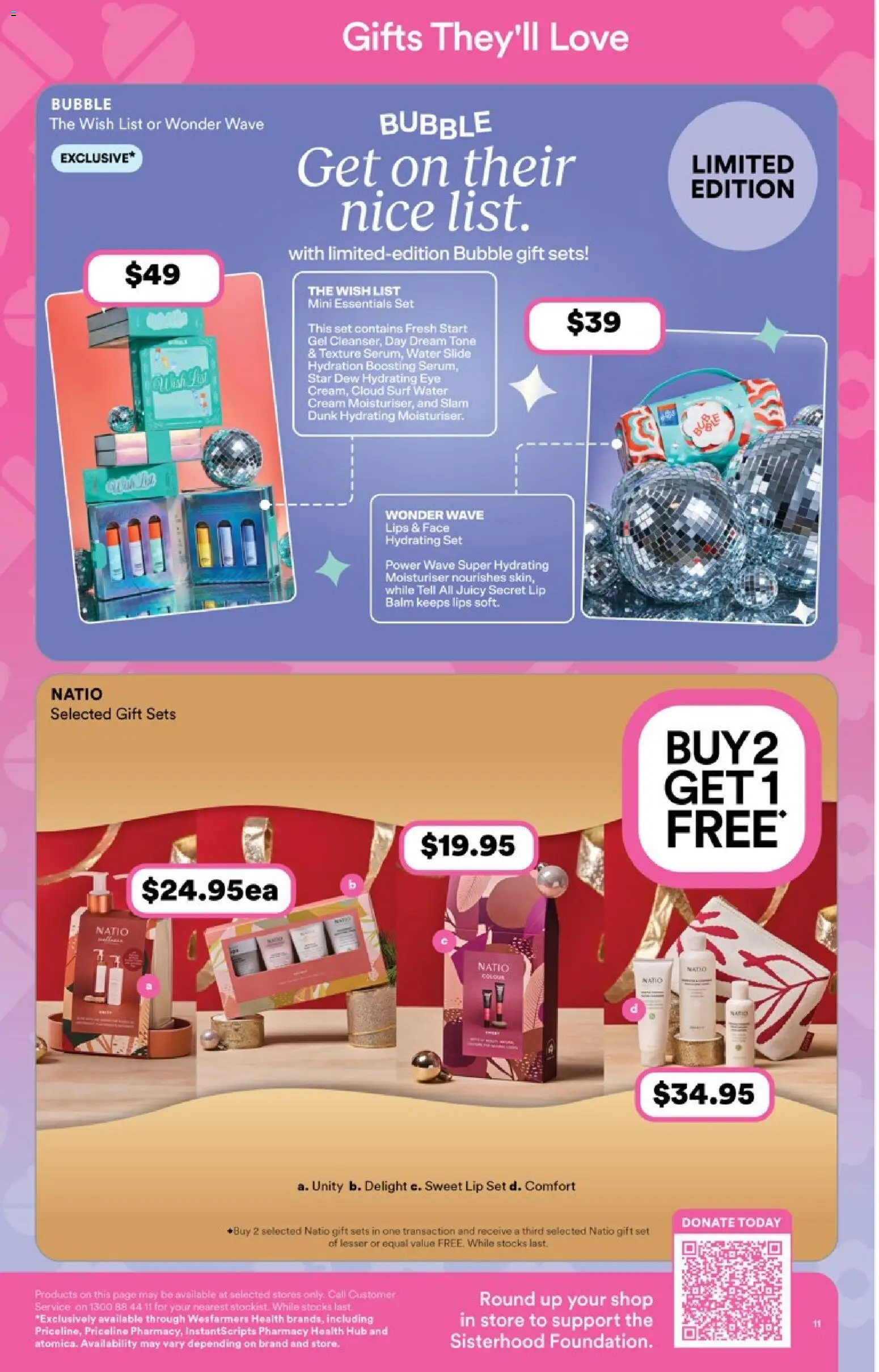Priceline Pharmacy catalogue - valid from 13.11.2025 | Page: 11 | Products: Moisturiser, Cream, Water