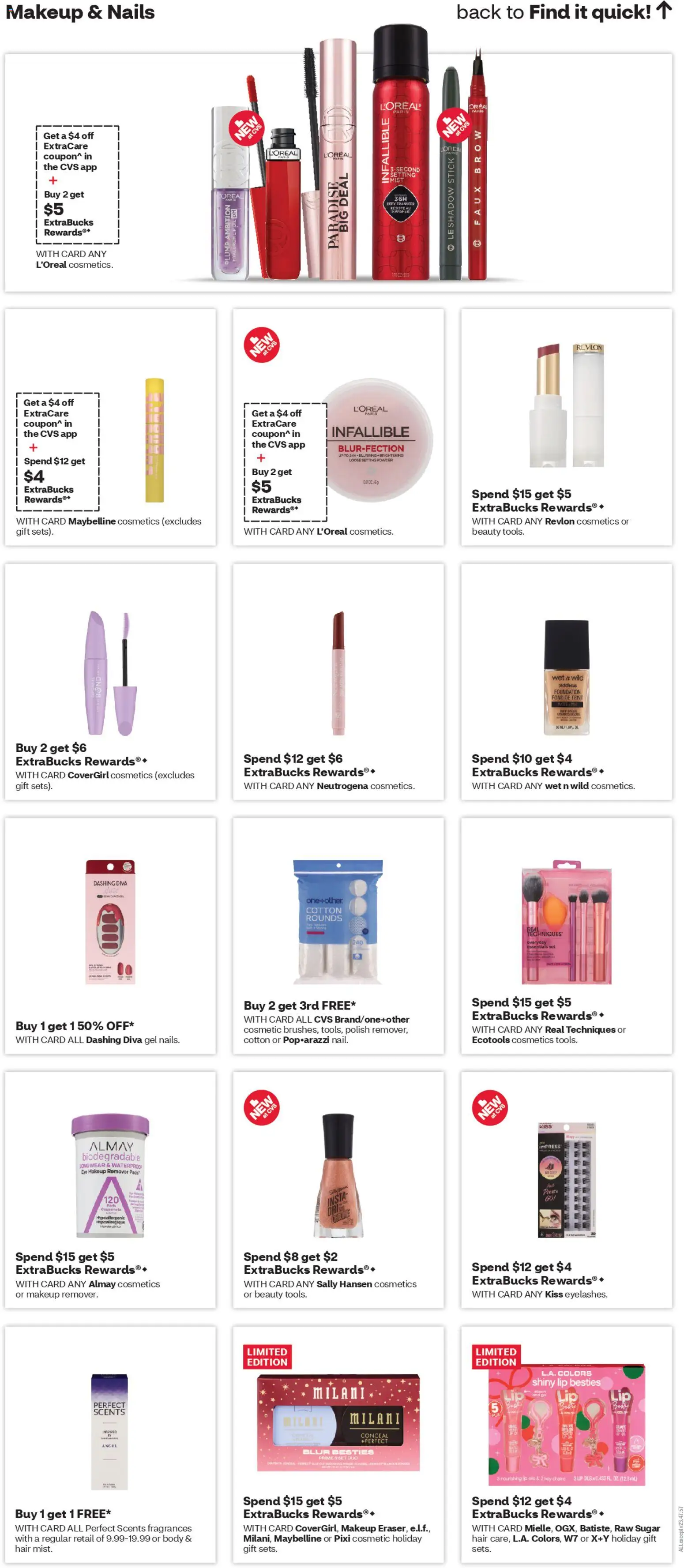 CVS Pharmacy Weekly Ad - CT - valid from 09.11.2025 | Page: 11 | Products: Powder, Foundation, Makeup Remover, Pads